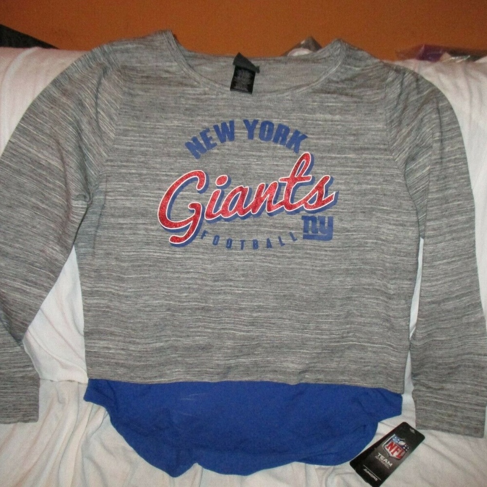 NEW YORK GIANTS OFFICIAL NFL JUNIORS TSHIRT NWT